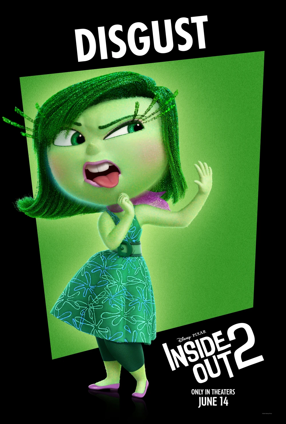 Disgust emotion character
